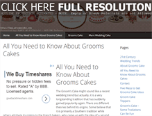 Tablet Screenshot of groomscake.org